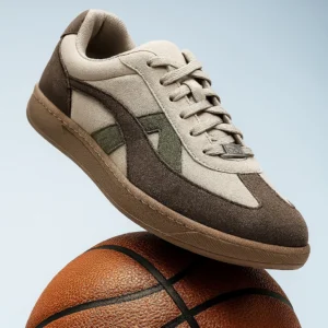 Men's Brown Rippers Sienna Color Block Low-Top Sneakers